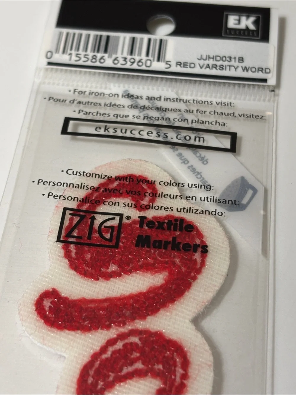 Jolee's Boutique RED SCHOOL SPIRIT Scrapbook Dimensional Stickers Varsity